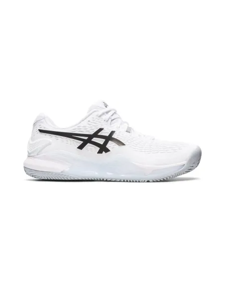 Asics Gel-Resolution 9 Clay Blanco Negro | Ofertas de pádel